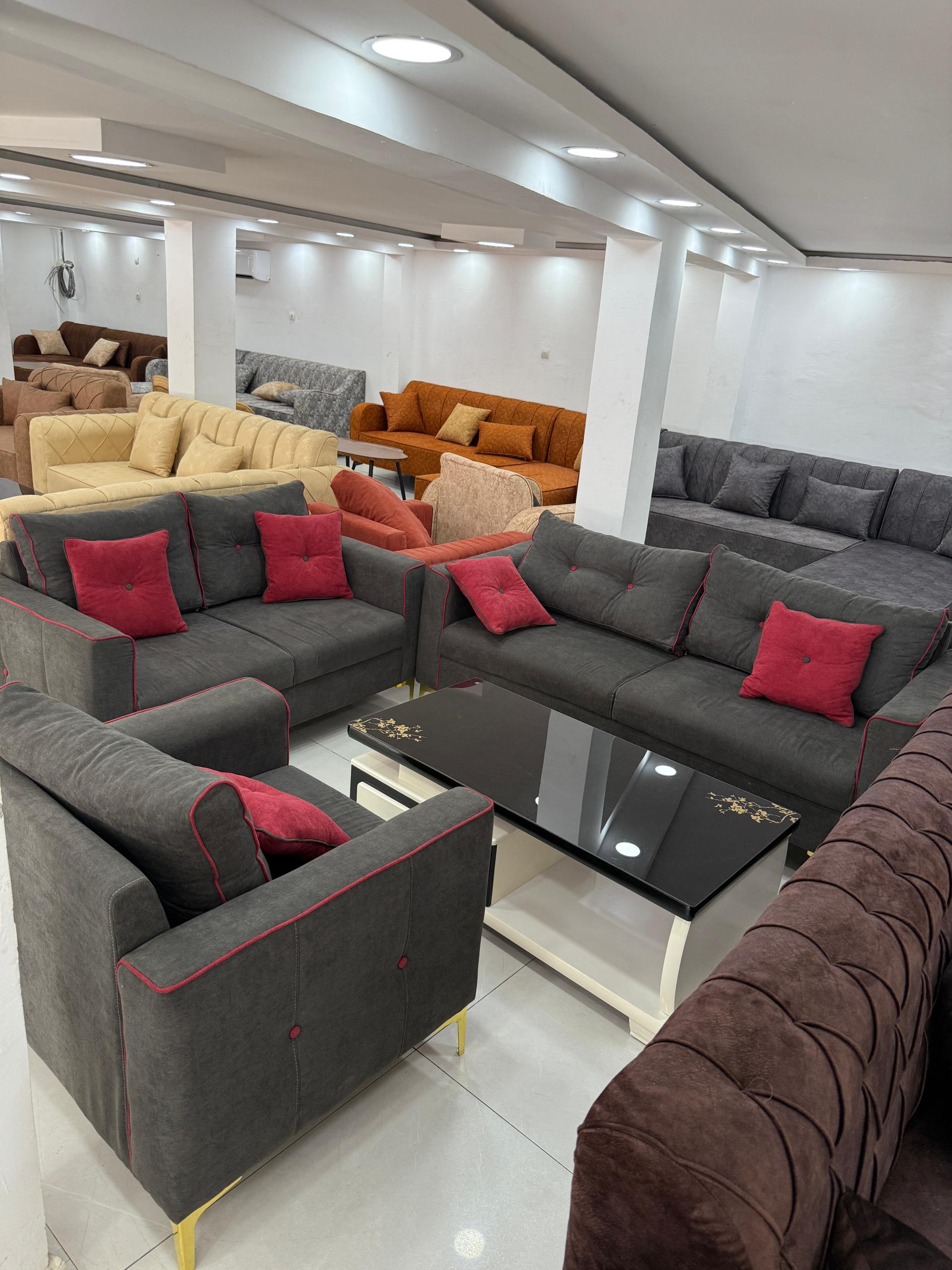 Ensemble Fauteuil 2 grands 1 petit avec table Ensemble Fauteuil 2 grands 1 petit avec table